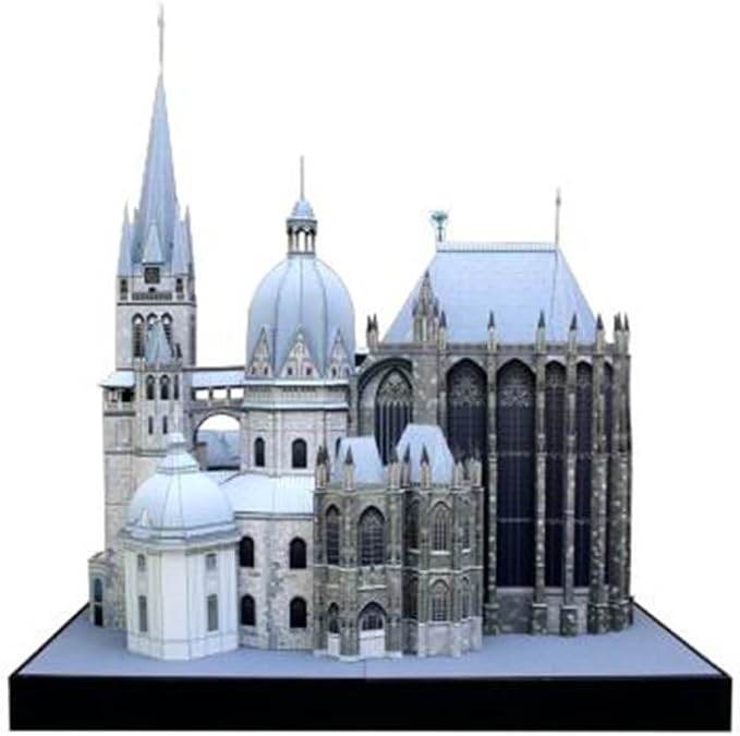 Aachen Cathedral DIY Paper Model Kit by StrucToys