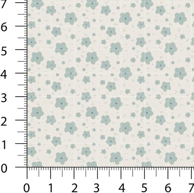 Patchwork Fabric Panel 100x155 cm, 100% Cotton Satin, 6 Coordinated Pastel - Image 7