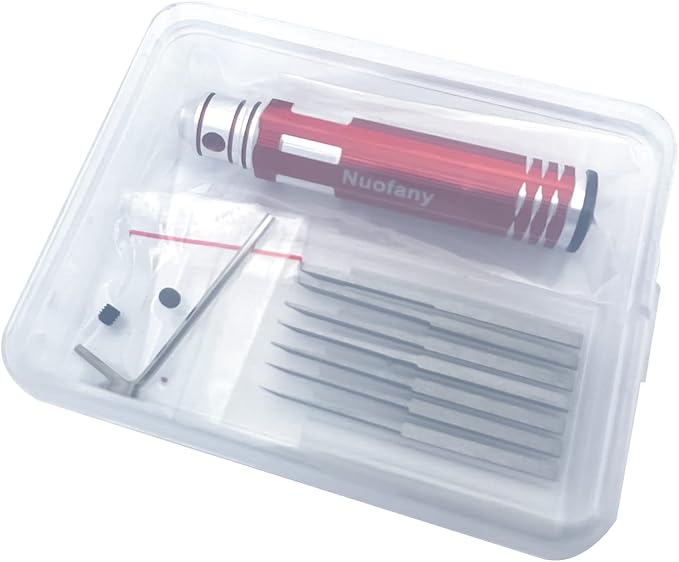 Prime Model Scriber Gundam Resin Carved Scribe Line Hobby Cutting Tool Chisel 7 Blades 0.1/0.2/0.4/0.6/0.8/1.0/2.0mm
