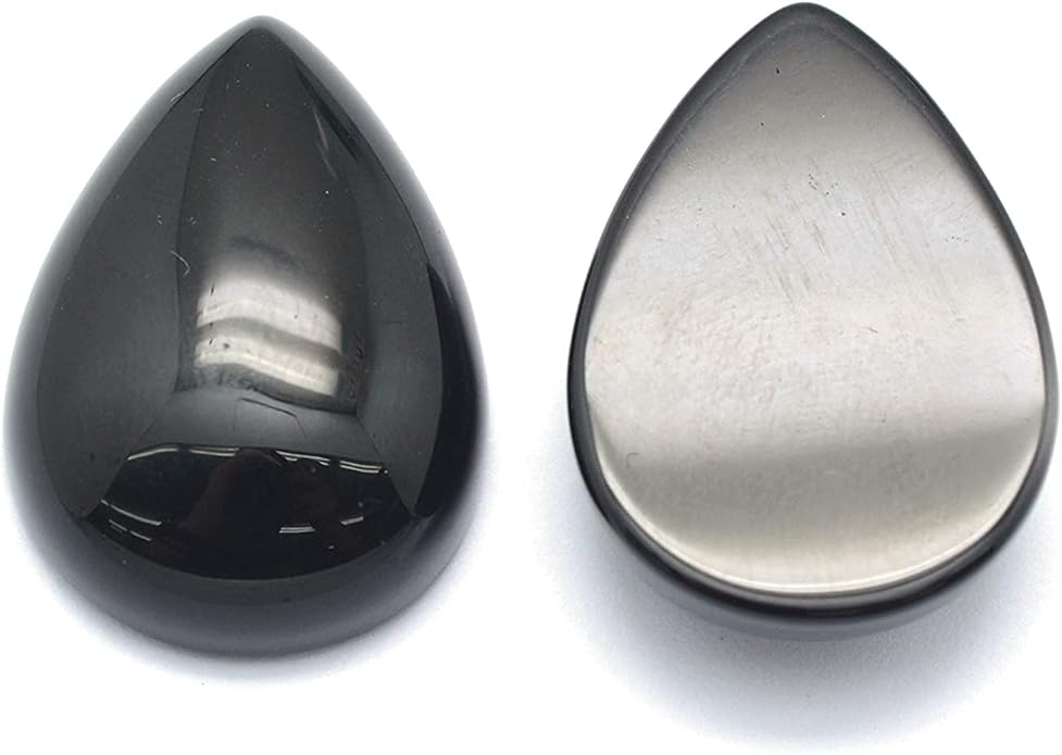 Fashewelry Natural Teardrop Flat Back Cabochons Beads - Image 2