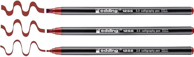 edding 1255 calligraphy pen by edding