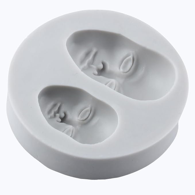 3D Face Polymer Clay Mold Human Face Silicone Molds - Image 5