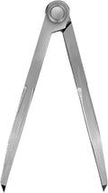Alloy Leather Divider, Professional Navigation Divider Compass Geometry Tool, Metal Leather Work Scribe Tool Woodworking Drafting Carpenter Compass for Geometry