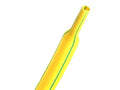 Kable Kontrol Heat Shrink Tubing - 1/8” Inch - 10' Ft Long, Yellow & Green Polyolefin - 2:1 Industrial Shrink Tube & Cable Sleeve for Electrical Wire Insulation - Rated for 600 V
