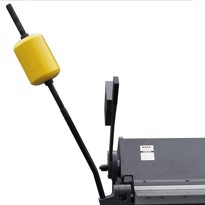 KAKA INDUSTRIAL Sheet Metal Brake 48-Inch, 12-Gauge Mild Steel Capacity Box and Pan Brake, Heavy-Duty Metal Brake Bender, 0-135 Degree Adjustable Floor Siding Brake W-4812T