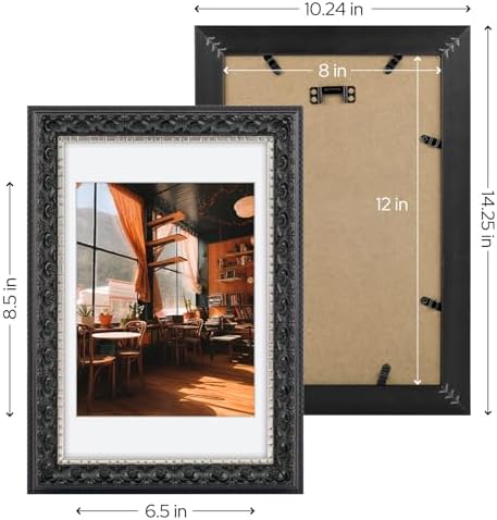 Golden State Art, 8X12 Ornate Finish Photo Frame - Image 5