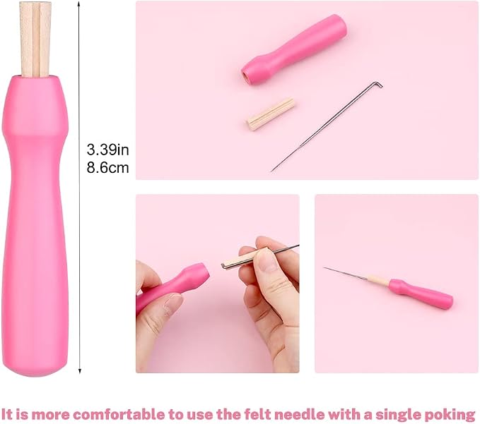 Mayboos Needle Felting Kit, Needle Felting Pad, Needle Felting Tool - Image 5