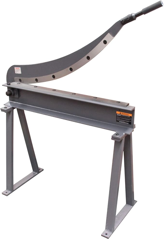 KAKA INDUSTRIAL Guillotine Shear, 31-Inch Cutting Capacity, 16 Gauge HS-30 Sheet Metal Cutter with Stand for Fabrication and Construction
