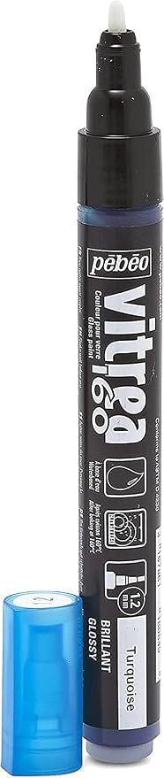 Pebeo Vitrea 160, Glossy Glass Paint Marker - Image 2