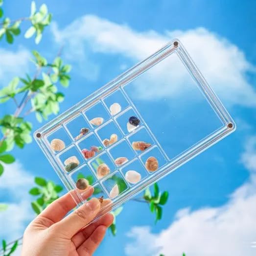 Grid Clear Acrylic Display Box by Unknown