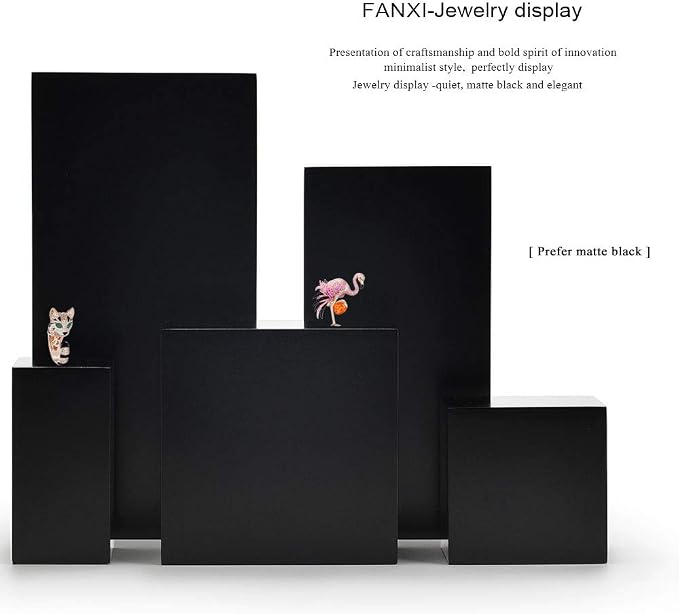 Oirlv Solid Wood Minimalism Style Jewelry Display Stand Showcase Jewelry - Image 7