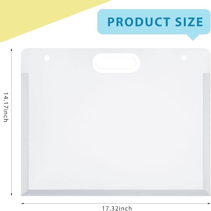 Chinco 2 Pcs Plastic Art Portfolio Bag - Image 2