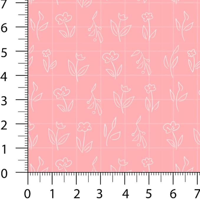 Patchwork Fabric Panel 100x155 cm, 100% Cotton Satin, 6 Coordinated Floral - Image 5