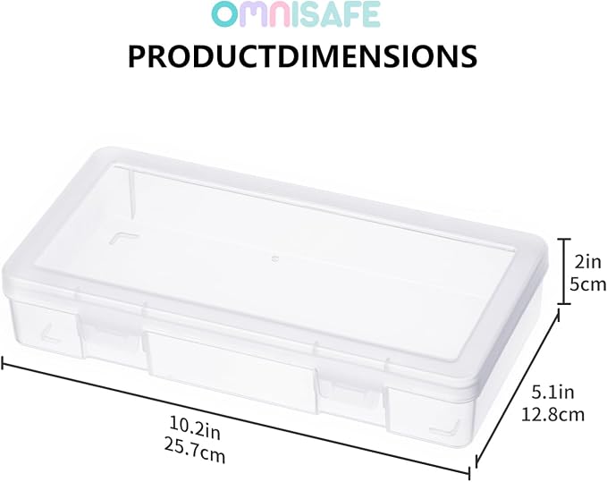 9 Pack Medium Plastic Hobby Art Craft Organizer, - Image 2