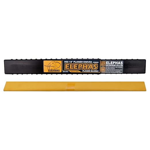 ELEPHAS -13 Inch Planer Blades for DeWalt DW735 Thickness Planer with HSS Double Edge Replacement Knives - 3 pcs/Box