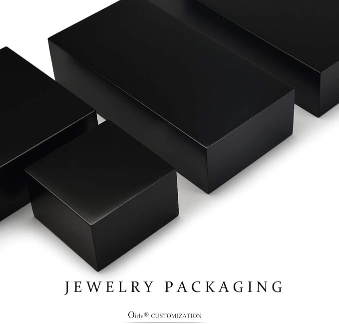 Oirlv Solid Wood Minimalism Style Jewelry Display Stand Showcase Jewelry - Image 9