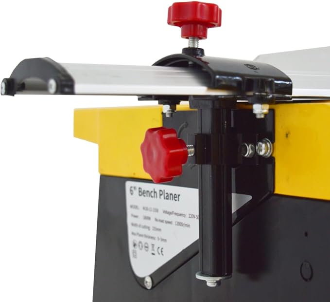Woodworking Planer 22.8"x6.1" 12000rpm Benchtop Electric Planer Flat Planer Electric Wood Jointer AC220V