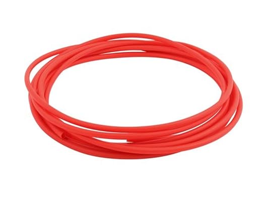 Kable Kontrol Heat Shrink Tubing - 3/16” Inch - 50' Ft Long, Red Polyolefin - 2:1 Industrial Shrink Tube & Cable Sleeve for Electrical Wire Insulation - Rated for 600 V