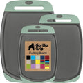 GORILLA GRIP BPA-Free Reversible Kitchen Cutting Board Set of 3, US Designed by Unknown