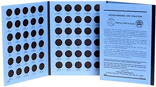 Whitman US Lincoln Memorial Cent Coin Folder Two Volume Set 1959 – 2008#9000 - Image 2