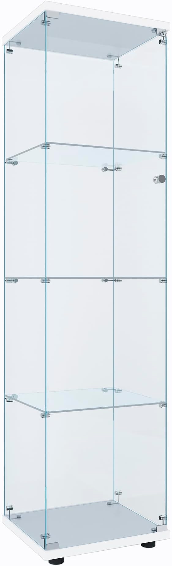 FLYMUHJIA Curio Cabinet Glass Display Case by FLYMUHJIA