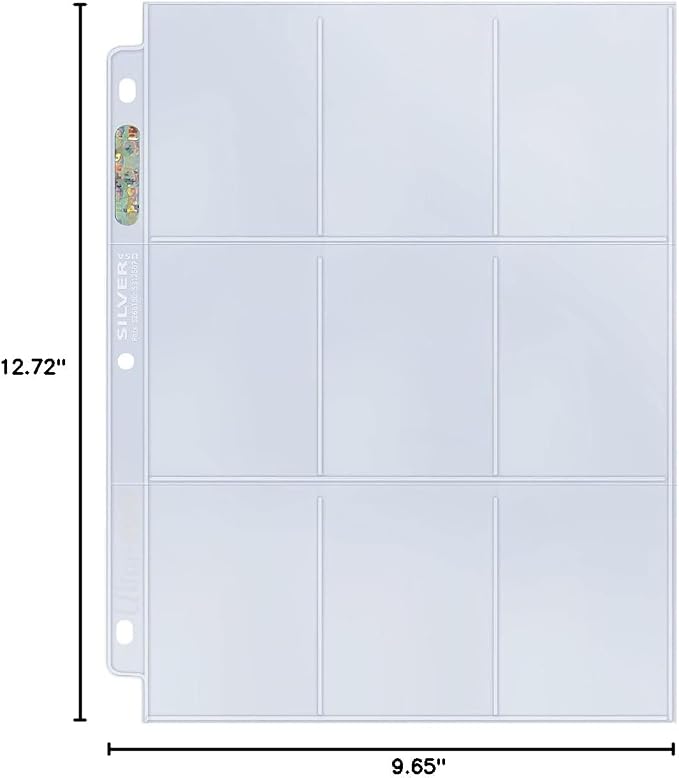 Ultra Pro 9-Pocket Silver Series Page Protector - Image 7