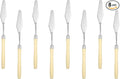 HARFINGTON 8pcs Palette Knife Painting Tool 7.68" Pointed Stainless Steel Blade by HARFINGTON