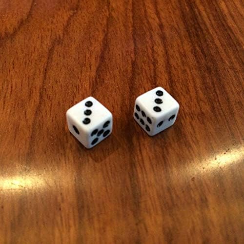 100Pcs 8mm White Dice, Adult Game Dice - Image 4