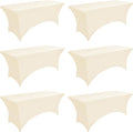 6-Pack 6ft Spandex Table Covers by Unknown