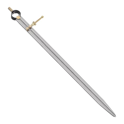 Spring Joint Caliper - [20 Inch] Carbon Steel Spring Divider Caliper with Brass Fulcrum for Metalworking Drawing Use, Flat Leg