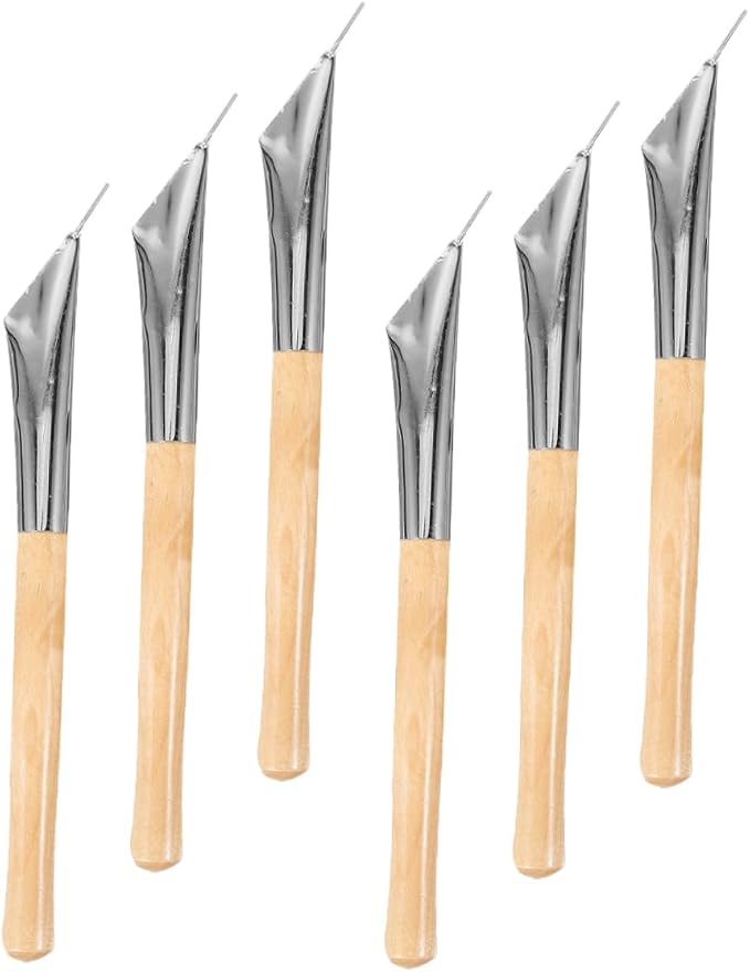 6pcs Batik Pen for Clay Pottery Batik Accessory Clay Tool for Printing Pen for by DIYEAH