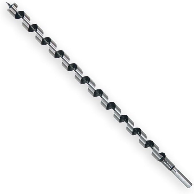 IVY Classic 46316 1 x 18-Inch Power Auger, High-Carbon Steel, 1/Tube