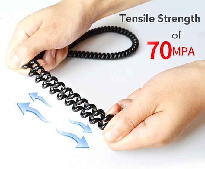 3.28ft – 1/4 inch Motorcycle TPU Wire Loom, Bicycles Flexible Cable Cover - Image 3