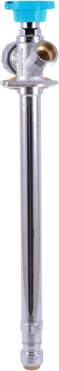 SharkBite 10 Inch Frost Free Sillcock, 1/2 x 3/4 Inch MHT, Push to Connect Brass Plumbing Fitting, PEX Pipe, Copper, CPVC, PE-RT, HDPE, 24629LF