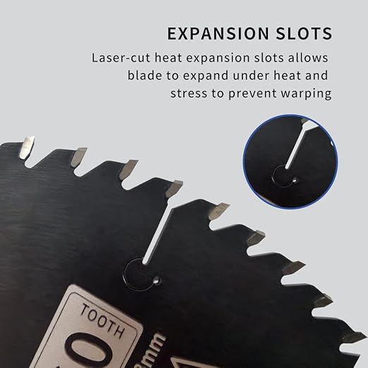 10 Inch 80 Tooth Professional Fine Finish ATB Saw Blade with 5/8 Inch Arbor & DuraGuard Anti-Stick Coating for Miter Saws and Table Saws