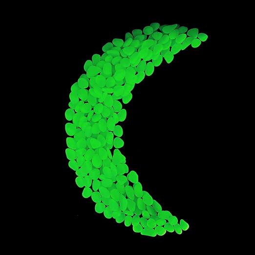 Glow Pebbles Green, Garden Lawn Yard, Fish Tank, Luminous Pebbles Powered by - Image 6