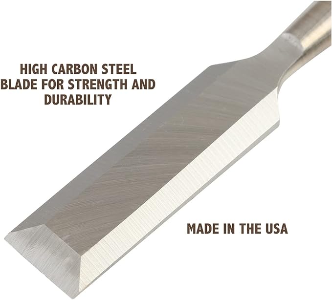 Buck Brothers 120106BC Professional 1'' Inch Wood Chisel, Yellow