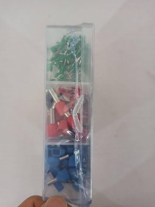 Lytool Wire-Ferrule Kit 1200pcs:Ferrule-Connectors, Double Ferrules Terminal Set, Insulated Ferrule Crimp Pins, Single Line Ferrules and Twin Wire Ferrule Set, AGW 23-6