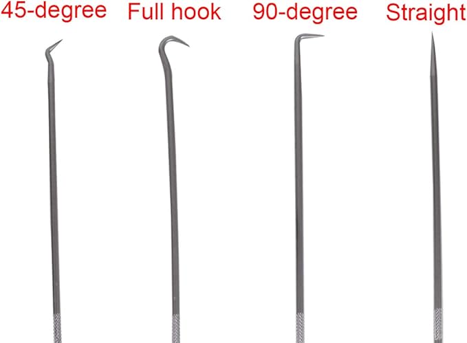 4 Pcs Long Pick and Hook Tool Set