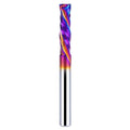 Up & Down Cut Spiral Router Bit 1/4 Inch Shank 1/4 Inch Cutting Diameter, Coating CNC Router Bits End Mill for Wood Cutting, Slot Mortise, Engraving