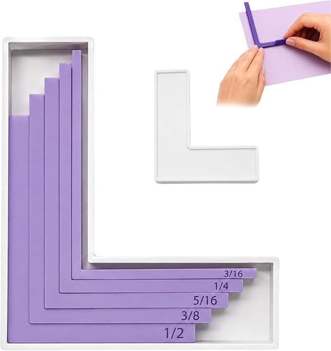 7pcs Paper Crafting Alignment Guides by Unknown
