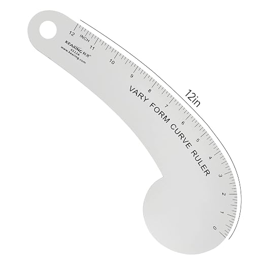Kearing Vary Form Curve Ruler 12“ French Curve Ruler - Image 2