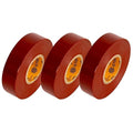 GTSE Brown Electrical Tape, 3-Pack – Waterproof, Industrial Grade Vinyl, 3/4 in x 66ft– Strong Self-Adhesive PVC Electric Tape for Wire Insulation, 7 Mil, 600V – UL/CSA Listed