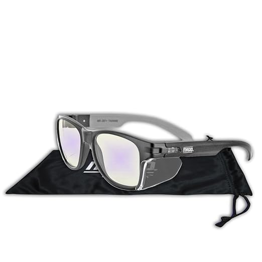 MAGID Y50 Safety Glasses for Construction | Black Frame — 6 Pairs, ANSI Z87.1+ - Image 3