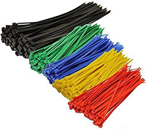 SYD 4 Inch length, 18lb Small size Self Locking Nylon Cable Zip Ties -1000 Piece (Brown)