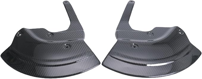 Motorcycle Front Brake Caliper Disc Guard Fairing Protector for BMW M1000RR S1000R S1000RR S1000XR 2020 2021 2022 2023 2024 Carbon Fiber Aero Disc Fender Accessories (Matte Marbling)