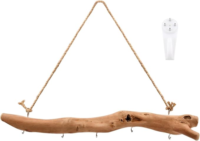 1Pc 15 Inch Natural Driftwood Decorative Branches Farmhouse Home Wall Hanging - Image 2