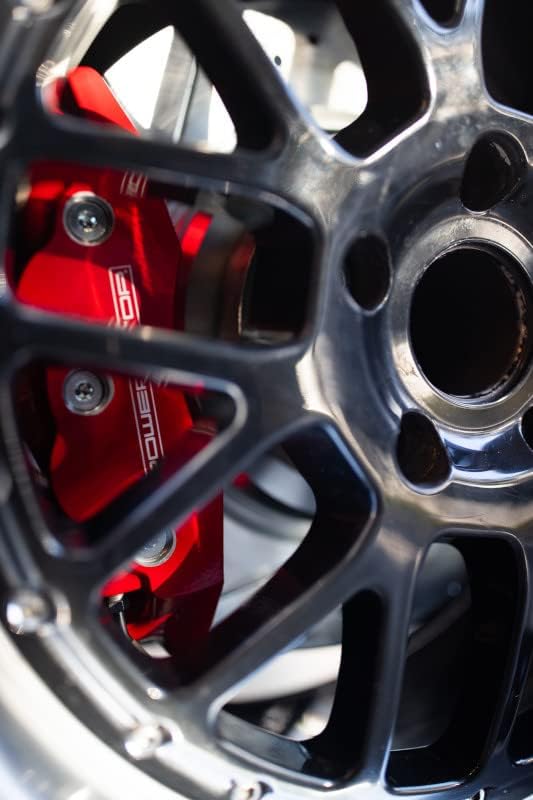 Power Stop Rear S4818 Pair of High-Temp Red Powder Coated Calipers For Jeep Grand Cherokee 1999-2004 [Model Specific]