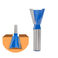 1-1/8” Dovetail Router Bit 1/2 Shank Half-Blind & Through Dovetail Bits for Making Boxes Drawers Chests for Engraving Router planing Head Wood Cutte Woodworking Tools Carving Cutting Tool