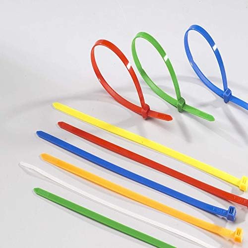 4 Inch Grey Zip Ties (100 Pieces), 18lb Strength, Nylon Gray Cable Wire Ties